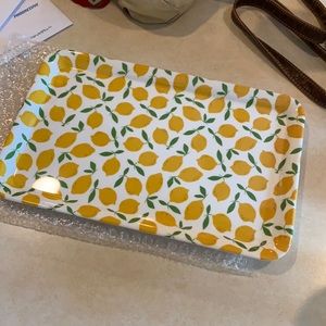 Lemon decor tray